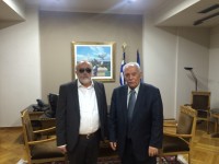 Συνάντηση Υπουργού Υγείας Παναγιώτη Κουρουμπλή με κύριο Μανώλη Σκουλάκη 4-2-2015